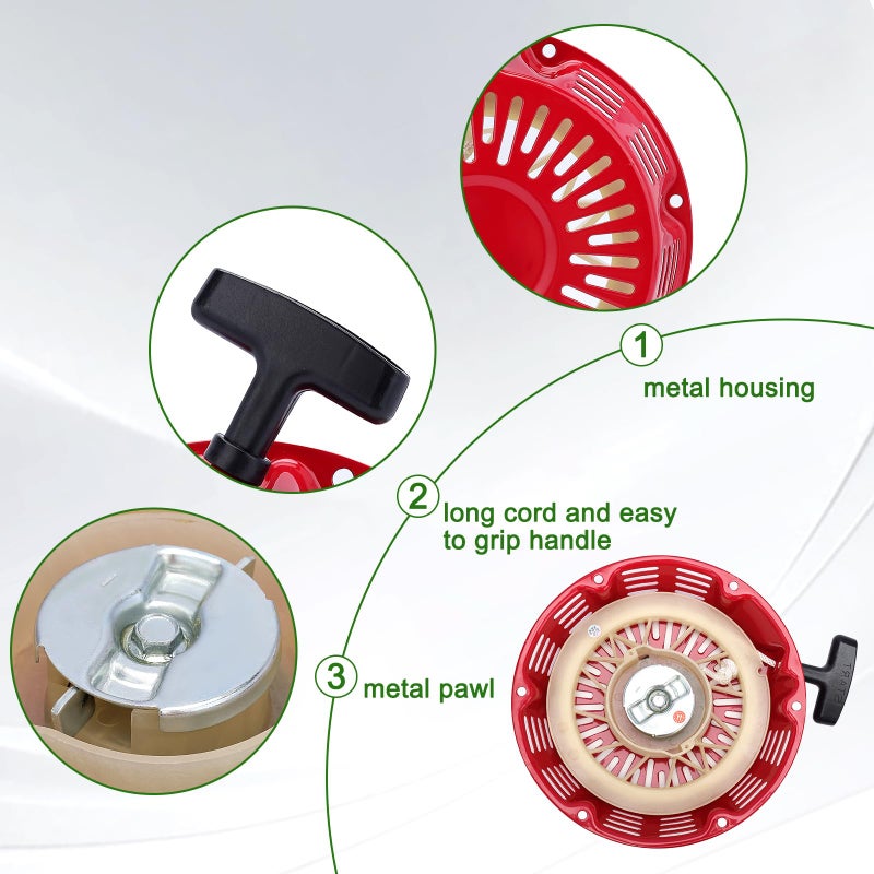 Dalom GX390 Pull Start Recoil Starter Assembly for Honda GX 390 GX340 11hp 13hp Generator Engine Parts Replaces 28400-ZE3-W01ZA - Image 3
